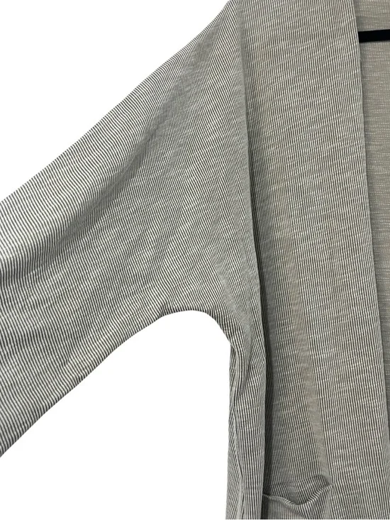 Anthro Donni OS Plus Beige Duster Cardigan Coastal Minimalist Lounge Pockets - Picture 5 of 10